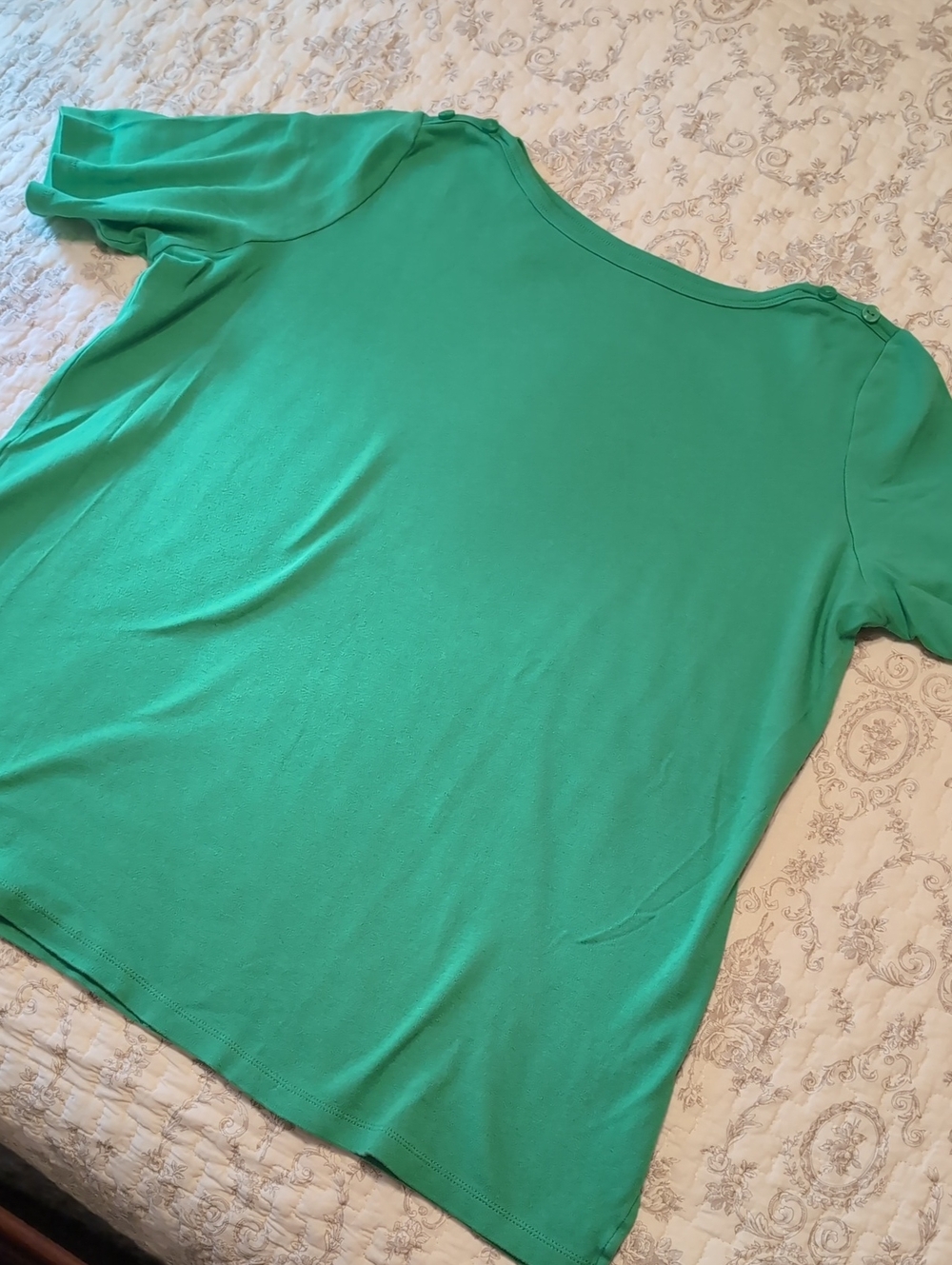 Kim Rogers Bright Green Short Sleeve Tee